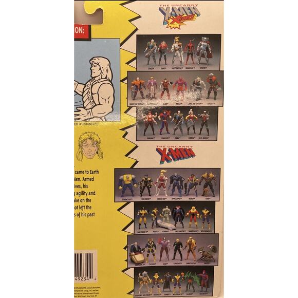 1993 Marvel The Uncanny X-Men Longshot Throwing Action Figure Toy Biz 4923 NOS - Picture 5 of 6